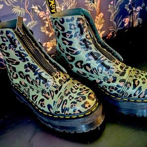 Doc Martens Sinclair Leopard Print Boots